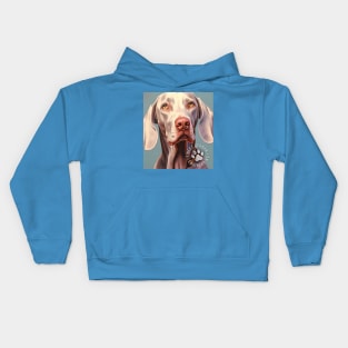 Weimaraner Finest German Engineering Kids Hoodie